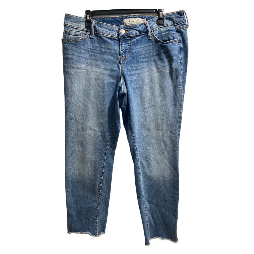 Women’s Torrid Raw Hem Ankle Jeans size‎ 12 EUC